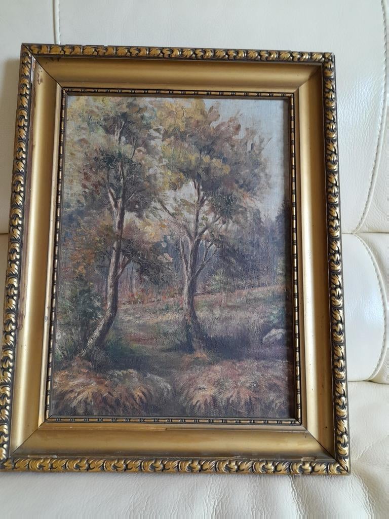 Ancien tableau de A.LENIN Prix à négocier A TROOZ., Antiquités & Art, Enlèvement ou Envoi