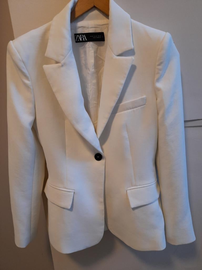 Tr belle veste blanche habillé ZaraTaille s, Enlèvement, Comme neuf