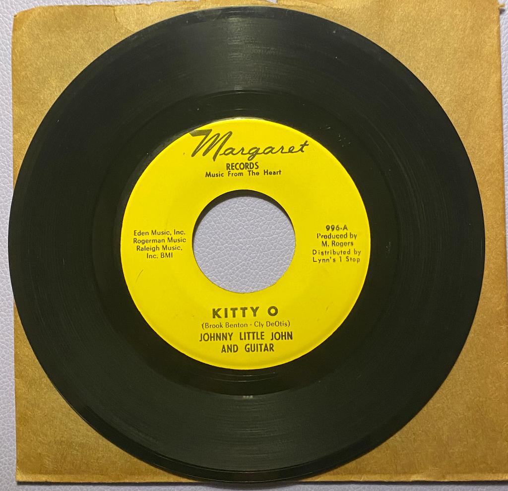 Johnny Little John en gitaar Kitty O „Popcorn”, Cd's en Dvd's, Vinyl Singles, Zo goed als nieuw, Single, R&B en Soul, 7 inch, Ophalen of Verzenden