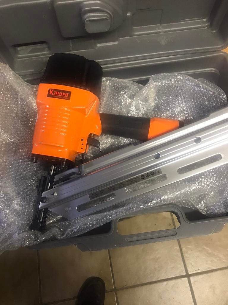 kibani nagelschieter op perslucht, Doe-het-zelf en Bouw, Ophalen of Verzenden