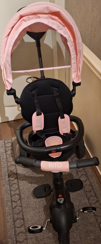 Qplay Rito Air de luxe fiets met duwstang amper gebruikt, Enlèvement, Comme neuf, Qlay, Tige de poussée