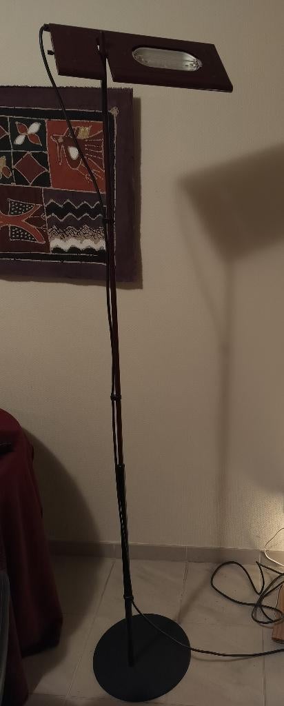 Staande lamp, Huis en Inrichting, Lampen | Vloerlampen, Ophalen, Gebruikt, Metaal, Modern