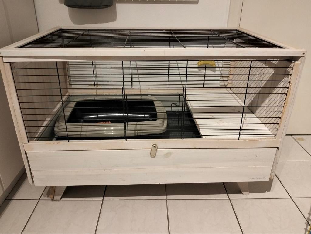 Volldedige konijn setup incl 2 x buitenren, Dieren en Toebehoren, Ophalen, Hok, Konijn