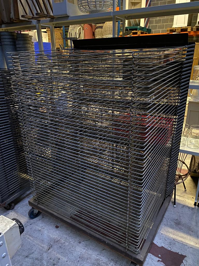 Zeefdruk droogrek AFM.90/110cm., Hobby en Vrije tijd, Ophalen, Gebruikt