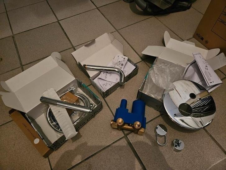 Paffoni inbouwkraan bad met handdouche NIEUW, Doe-het-zelf en Bouw, Ophalen of Verzenden, Nieuw, Bad