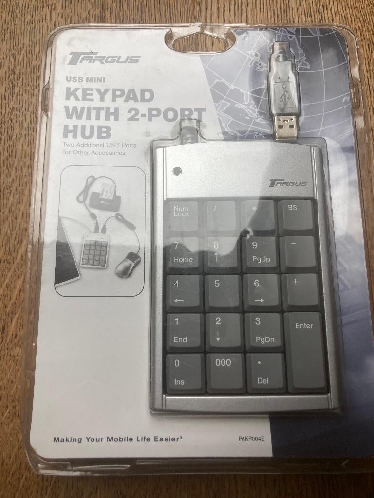 Clavier Numérique USB - TARGUS (NEUF), Informatique & Logiciels, Claviers, Neuf, Numerique, TARGUS, Enlèvement