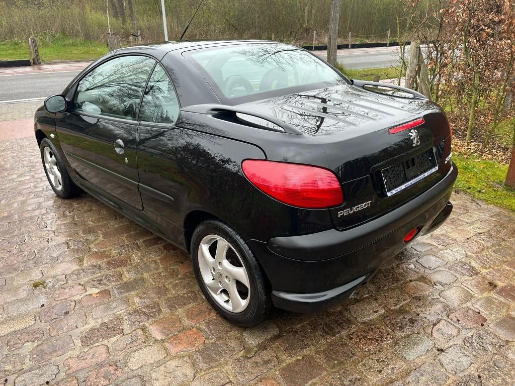 Peugeot 206 CC 1.6i 16v / 207.370 km / benzine, Autos, Peugeot, Cuir, Achat, Rétroviseurs électriques, Entreprise