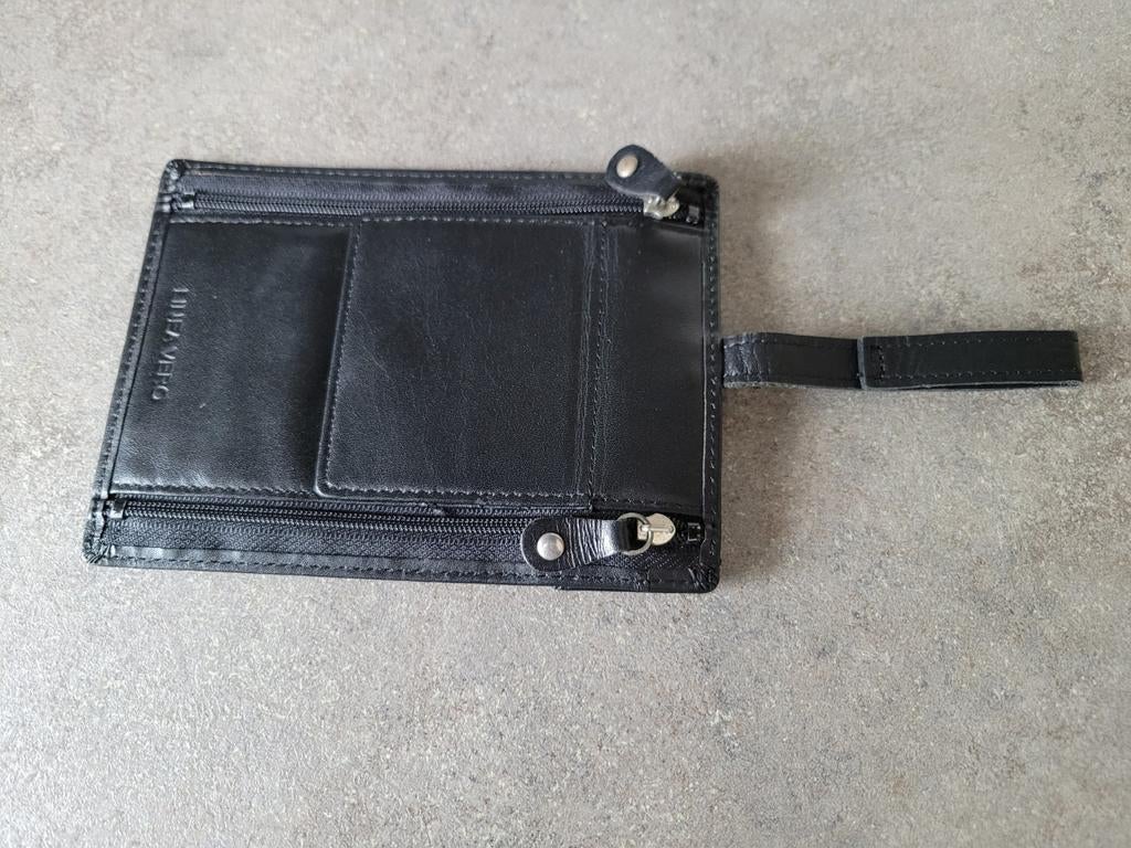 Riemtasje merk Linea Vero leder, Overige merken, Zwart, Nieuw, Ophalen of Verzenden