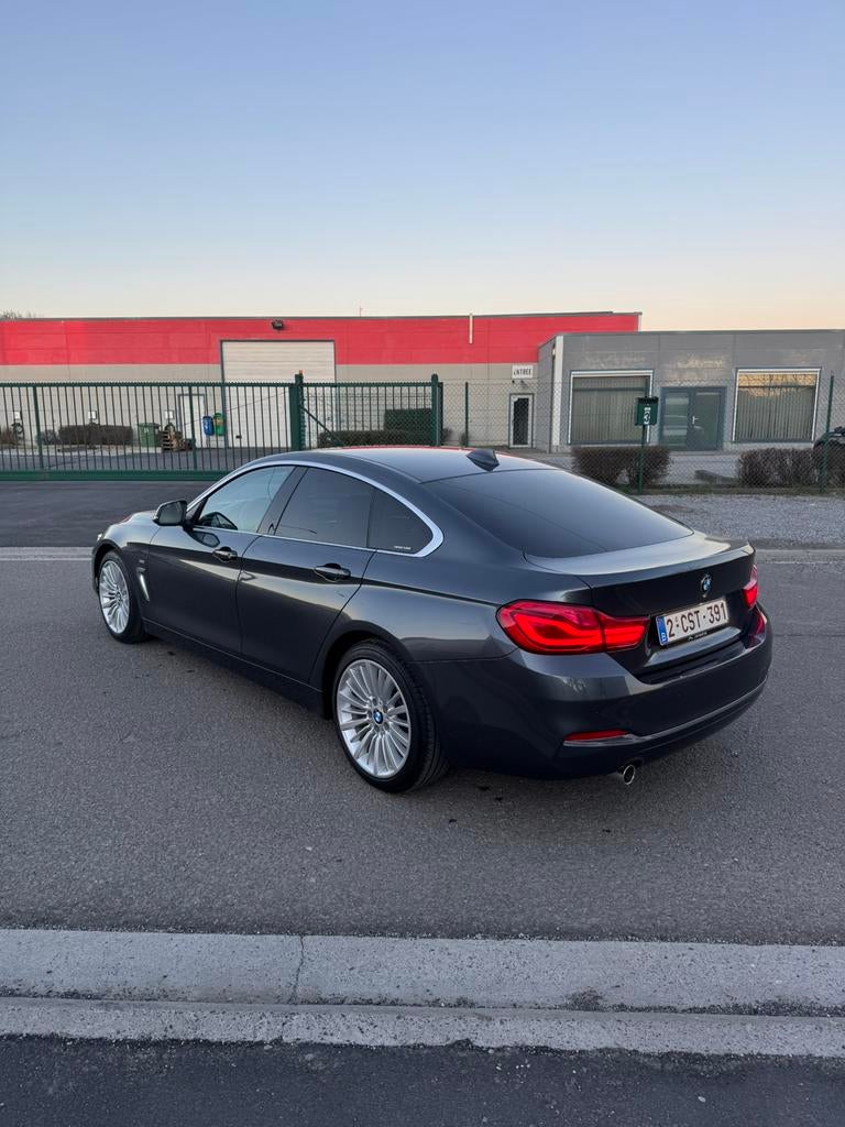Bmw f36 418d luxury line LCI, Autos, Cuir, Argent ou Gris, Achat, Euro 6