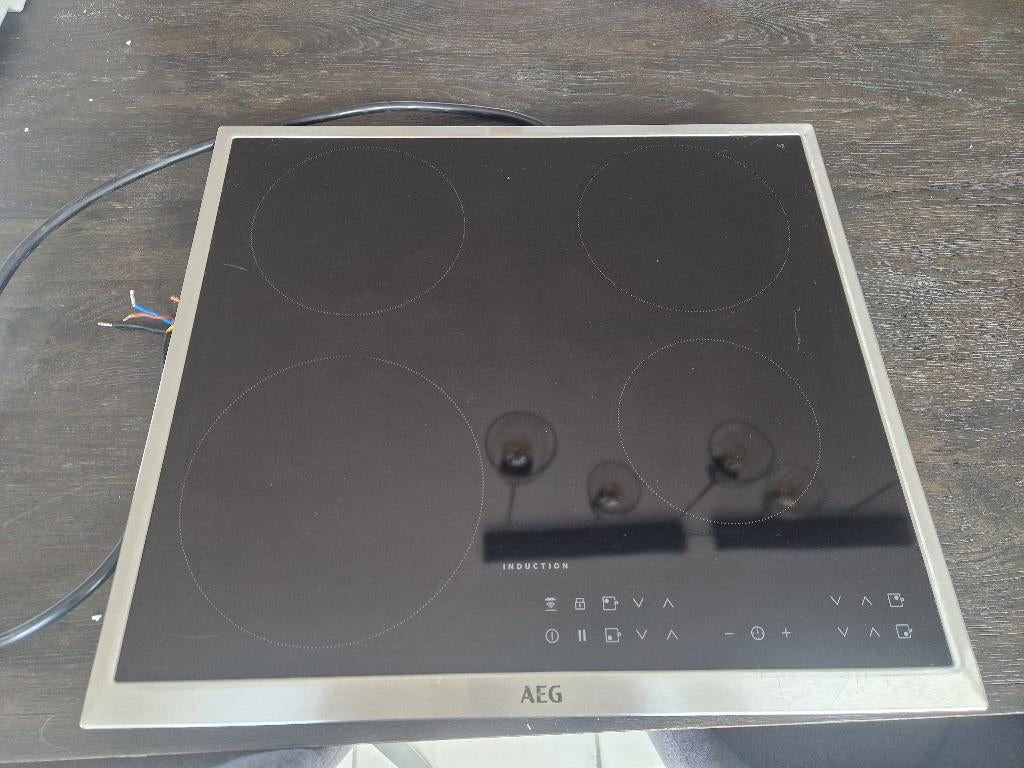 AEG inductiekookplaat, Elektronische apparatuur, Kookplaten, Ophalen, Gebruikt, Inbouw, Inductie
