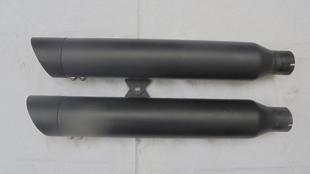 Harley Davidson uitlaten zwart  160€, Motoren, Ophalen of Verzenden