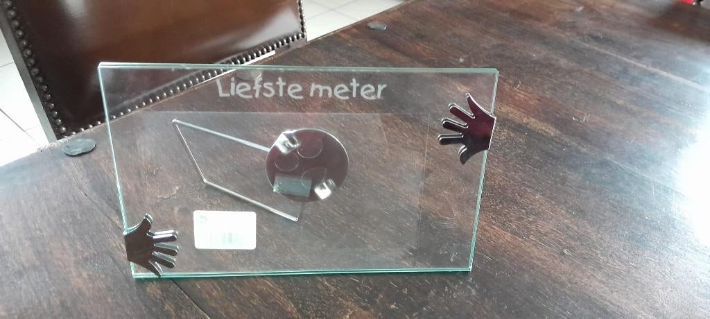 Liefste meter - fotokader glas, Kinderen en Baby's, Kraamcadeaus en Geboorteborden, Ophalen