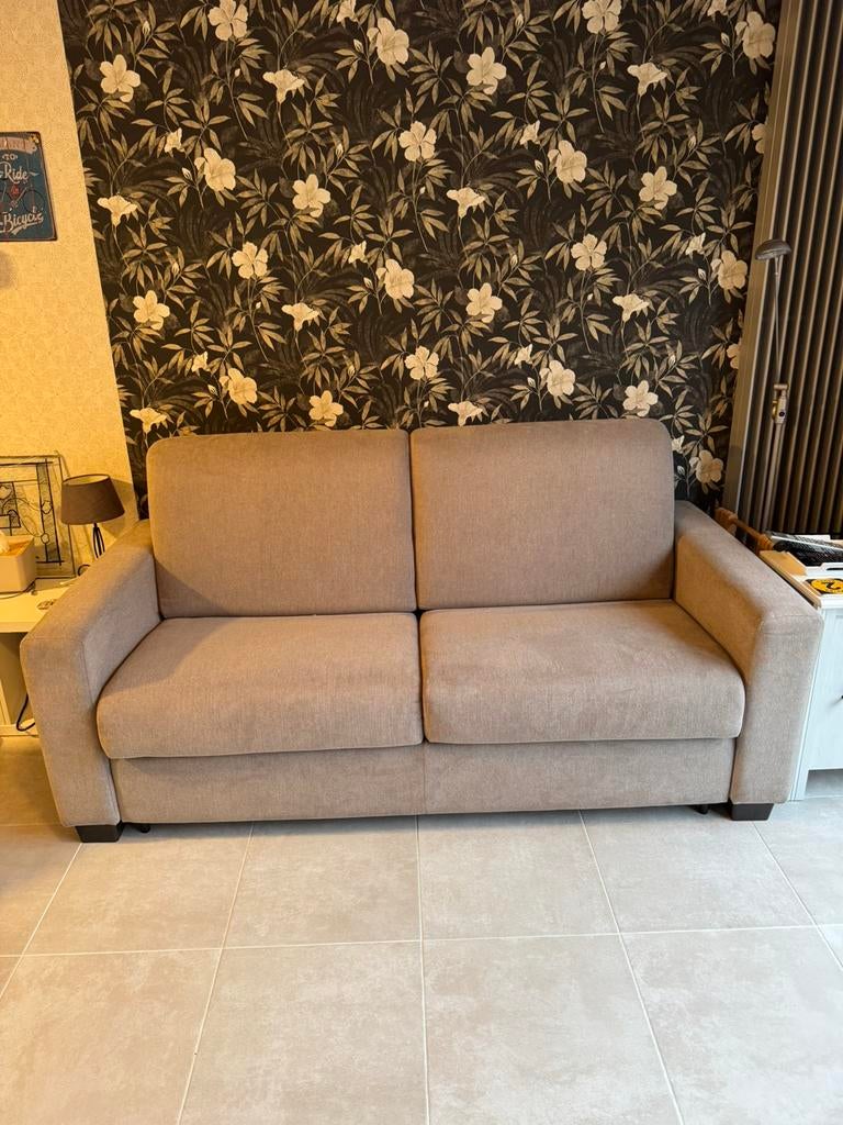 Canape convertible, 150 à 200 cm, Comme neuf, Enlèvement, Tissus