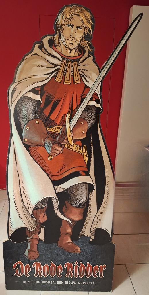 Levensgrote display Rode ridder, Verzamelen, Ophalen, Gebruikt