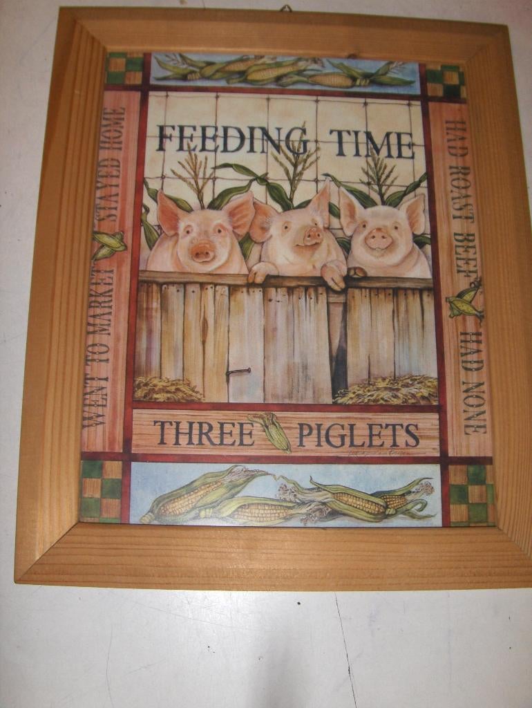 Cadre en bois naturel de 30 cm x 25 cm., Ophalen of Verzenden, Nieuw, Hout