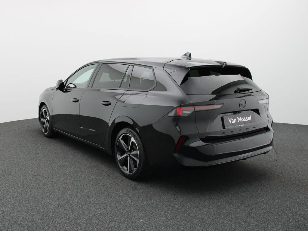 Opel Astra Sports Tourer 1.6 Turbo Hybrid 132kW GS STUUR- EN, Auto's, Stof, 4 cilinders, Zwart, Plug-in hybride