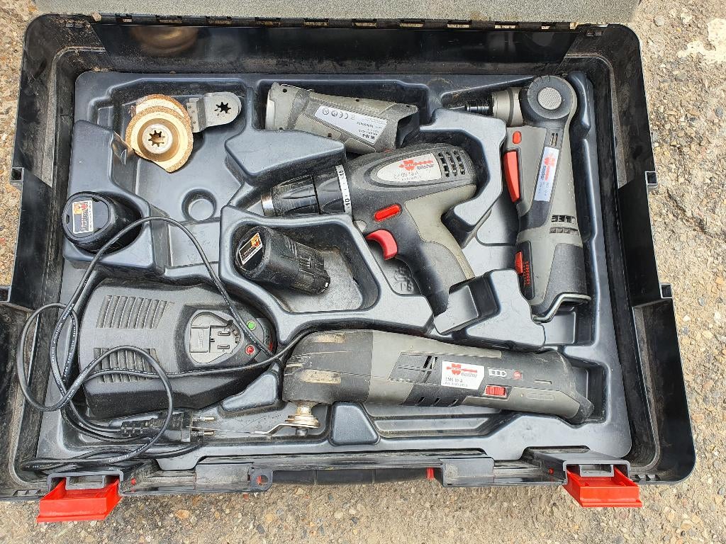 Wurth accu set (10.8 V,, Doe-het-zelf en Bouw, Gereedschap | Boormachines, Ophalen, Variabele snelheid, 400 tot 600 watt, Zo goed als nieuw