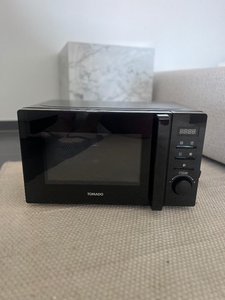 Microgolfoven zwart, Elektronische apparatuur, Microgolfovens, Ophalen, Gebruikt, Vrijstaand, Microgolfoven