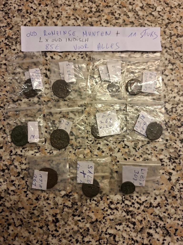 Joli lot de pièces anciennes (11 pièces), Enlèvement