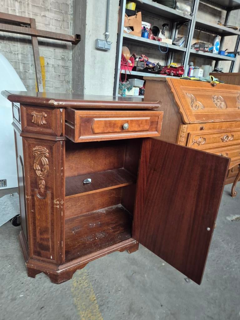 Nachtkastje Louis XV antiek 1950, Huis en Inrichting, Slaapkamer | Nachtkastjes, Ophalen