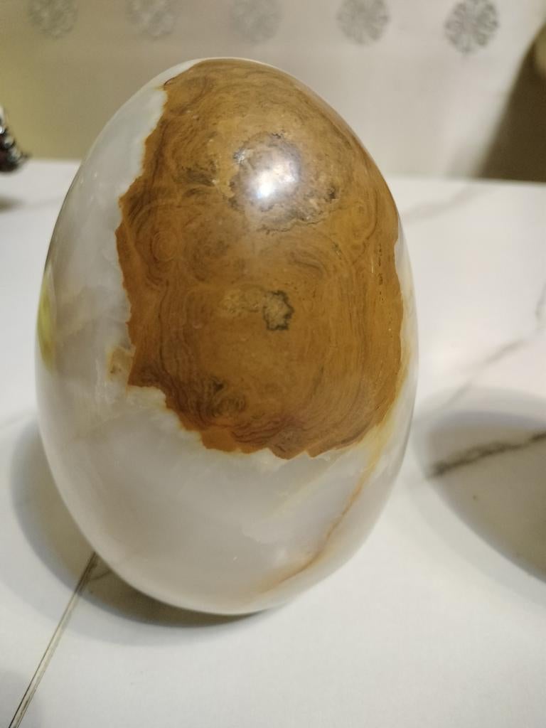 Groot onyx-ei 15 cm tussen 1 en 2 kg jaar 1969/70, Ophalen