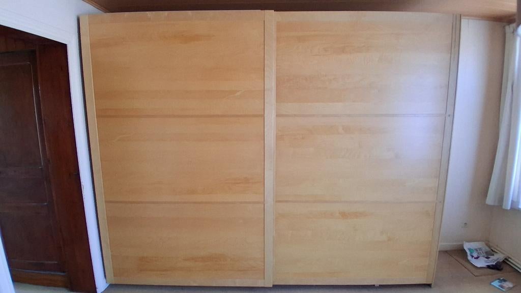 Garde-robe Pax - 300 cm - Portes coulissantes, Maison & Meubles, 200 cm ou plus, Chêne, Contemporain, Enlèvement