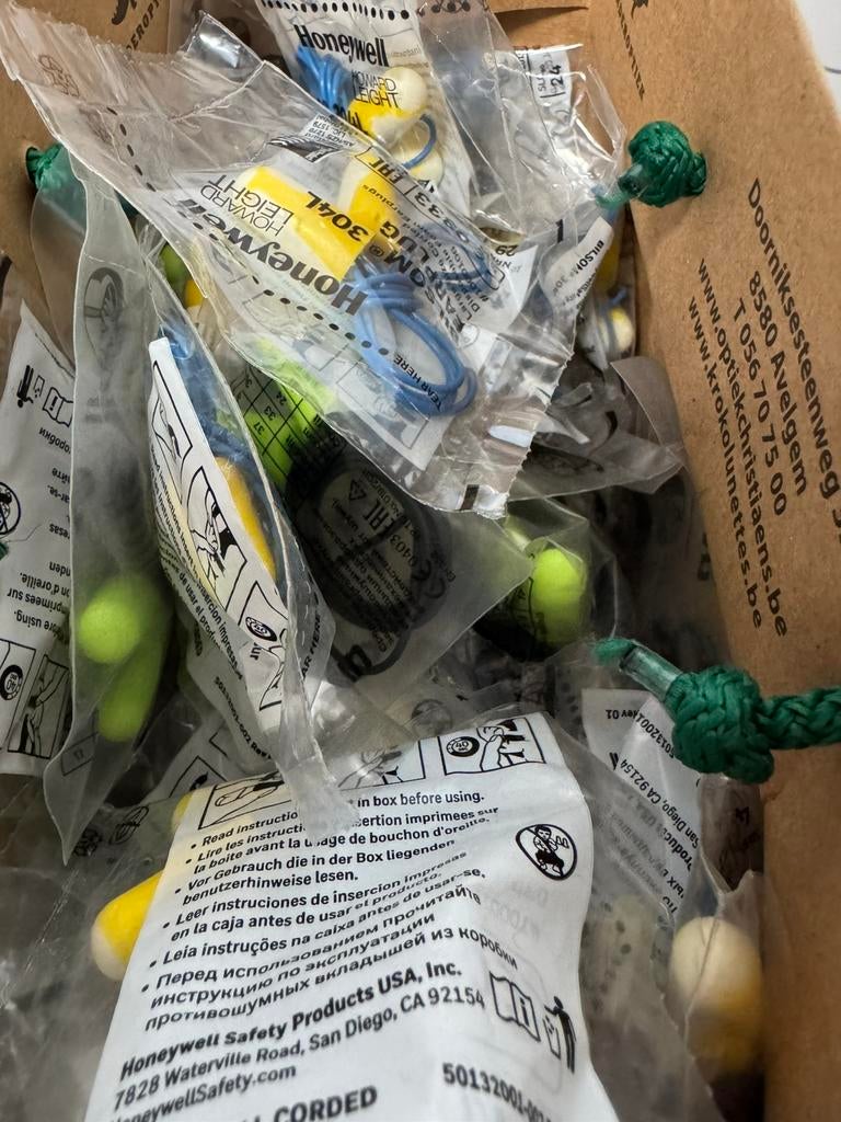 50 nieuwe gehoorbeschermers, Bricolage & Construction, Protecteurs auditifs, Enlèvement ou Envoi, Comme neuf