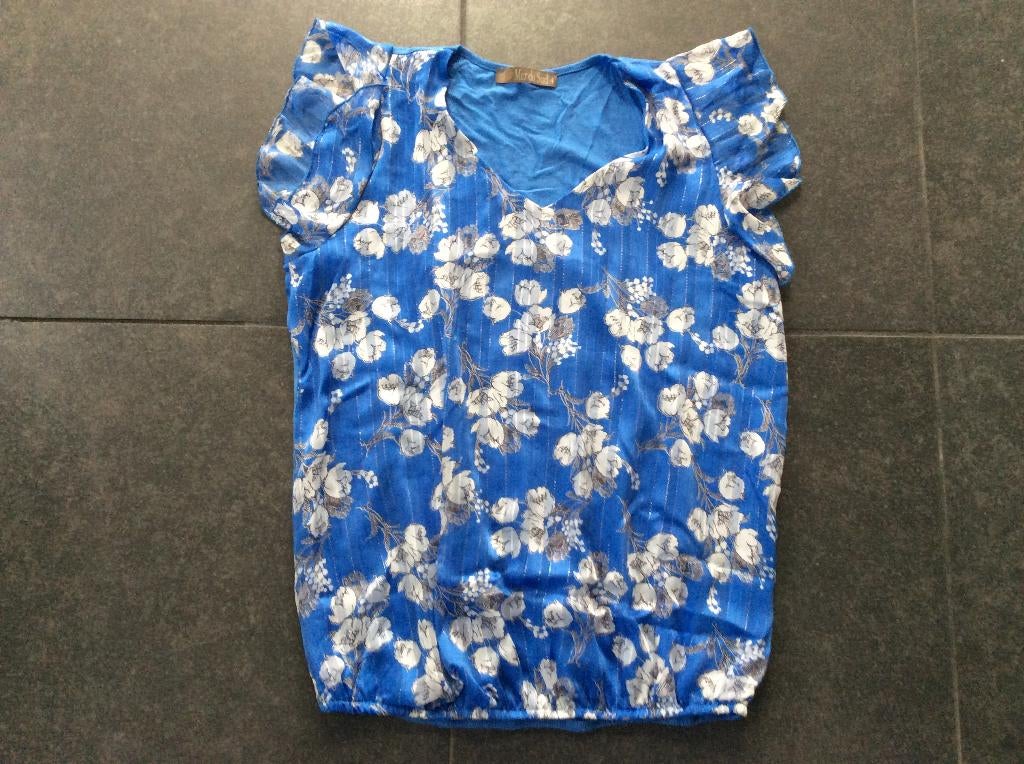 Shirt / blouse Mer du Sud L, Maat 38/40 (M), Blauw, Mer Du Sud, Ophalen of Verzenden