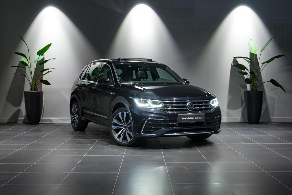 Volkswagen Tiguan 2.0 TSI 245 pk DSG R-Line 4MOTION | MEMORY, Auto's, Automaat, 245 pk, Stof, Gebruikt