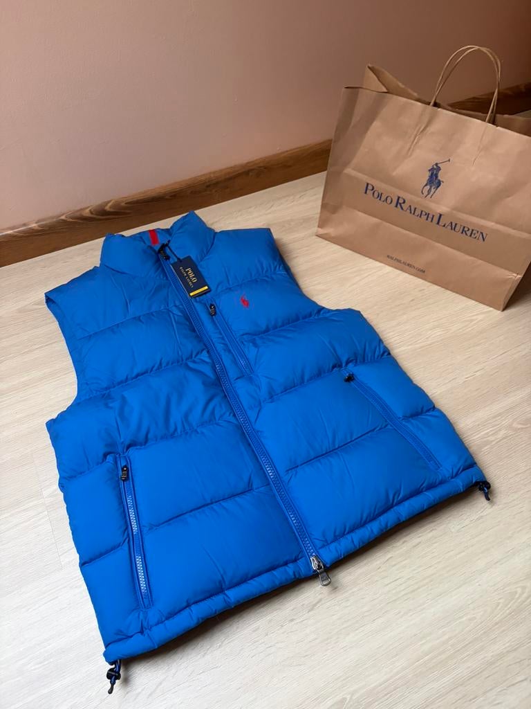 Mouwloos pufferjack van Ralph Lauren, Ophalen, Nieuw, Maat 48/50 (M), Blauw