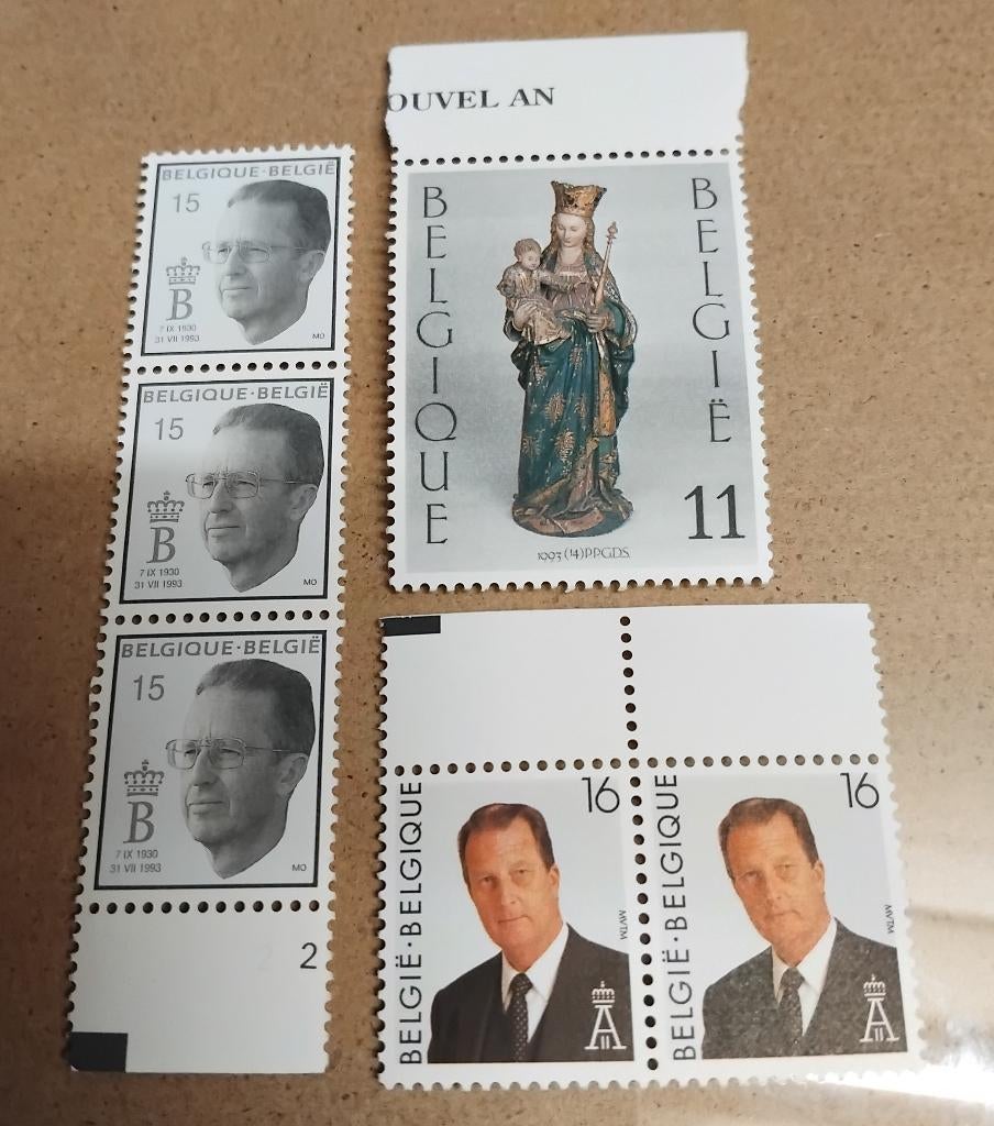 POSTZEGELS BELGIE, Ophalen, Postfris