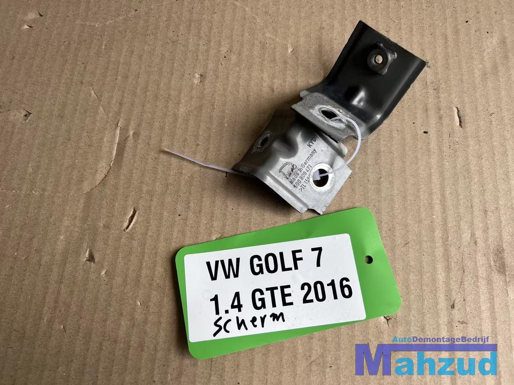 VW GOLF 7 rechts voor scherm voorscherm steun 2012-2021, Auto-onderdelen, Carrosserie, Volkswagen, Voor, Rechts, Gebruikt