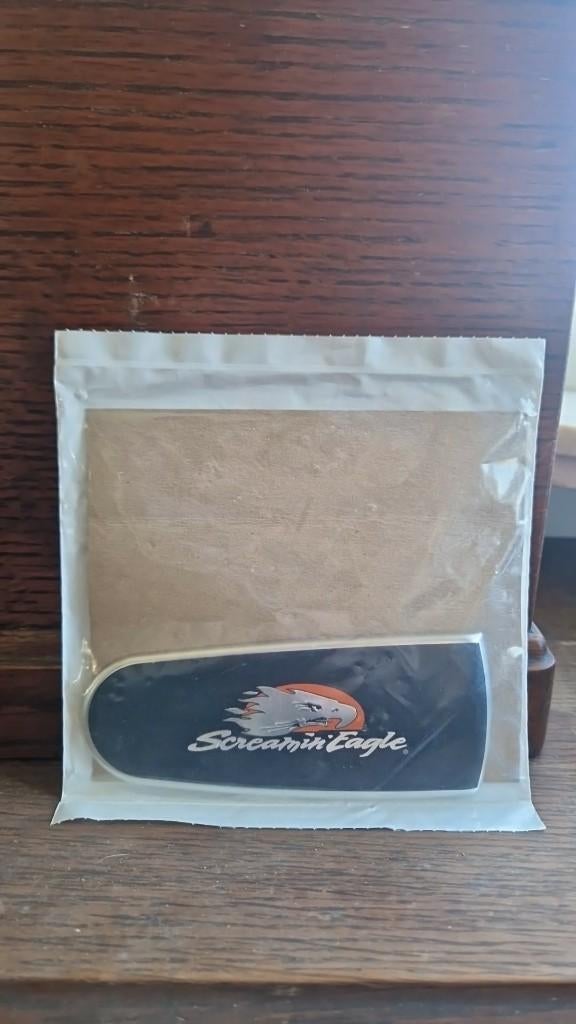 Harley-Davidson Screamin' Eagle luchtfilterdeksel medaillon., Motos, Enlèvement