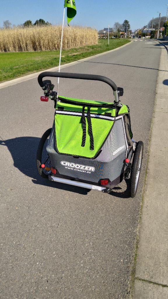 Fiets/wandel-kar, Fietsen en Brommers, Fietsaccessoires | Aanhangwagens en Karren, Ophalen, Gebruikt, Opvouwbaar, Croozer