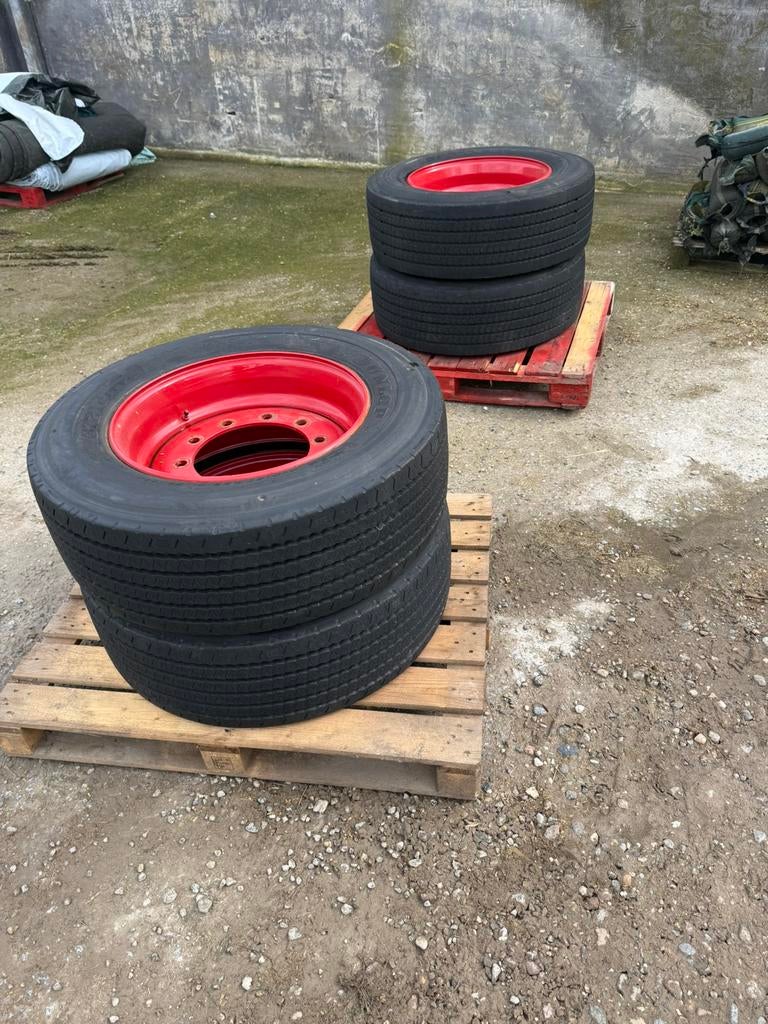 Banden op velg 315/60r22,5, Zakelijke goederen, Landbouw | Onderdelen | Banden, Velgen en Assen, Ophalen