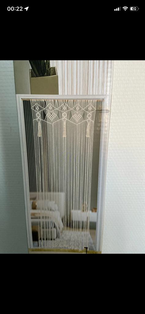 Rideau pour porte en macramé, Enlèvement, Neuf
