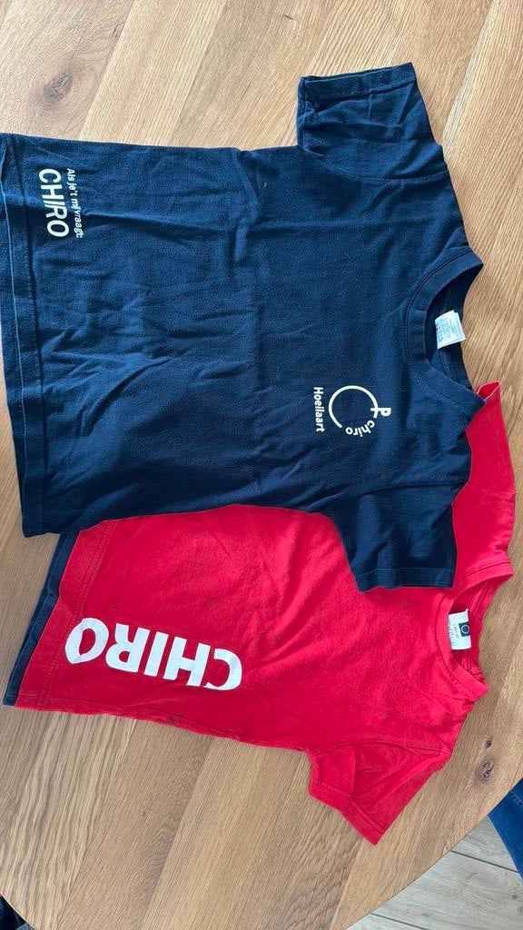 T-SHIRT CHIRO 8/128, Verzamelen, Scouting, Ophalen, Gebruikt