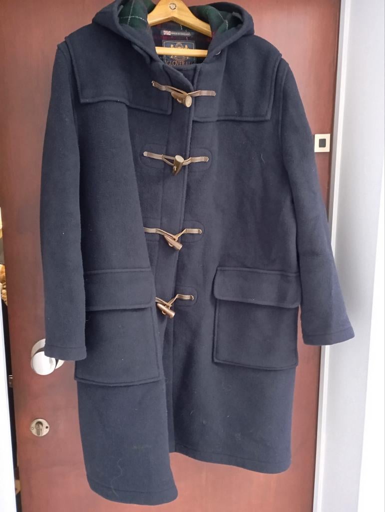 Duffelcoat large, Kleding | Heren, Maat 52/54 (L), Blauw, Ophalen of Verzenden, Zo goed als nieuw