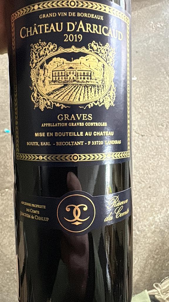 Château d’Arricaud – Réserve du Comte 2019 6fl €39, Collections, Enlèvement, Comme neuf