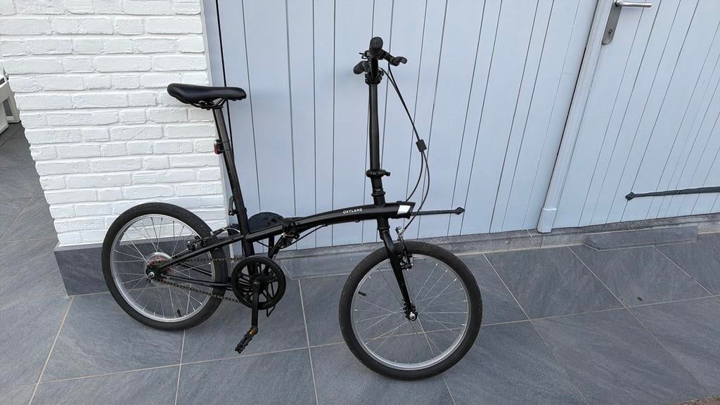 Vélo pliant Oxylane noir, Vélos & Vélomoteurs, Autres marques, Vitesses, 18 à 20 pouces, Enlèvement