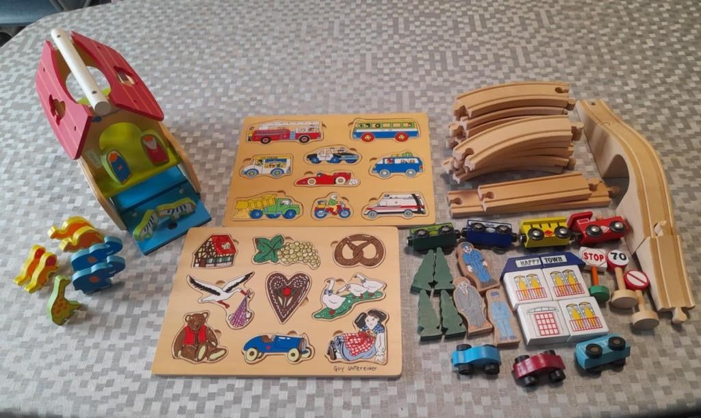 Houten speelgoed, Kinderen en Baby's, Speelgoed | Houten speelgoed, Ophalen of Verzenden, Zo goed als nieuw