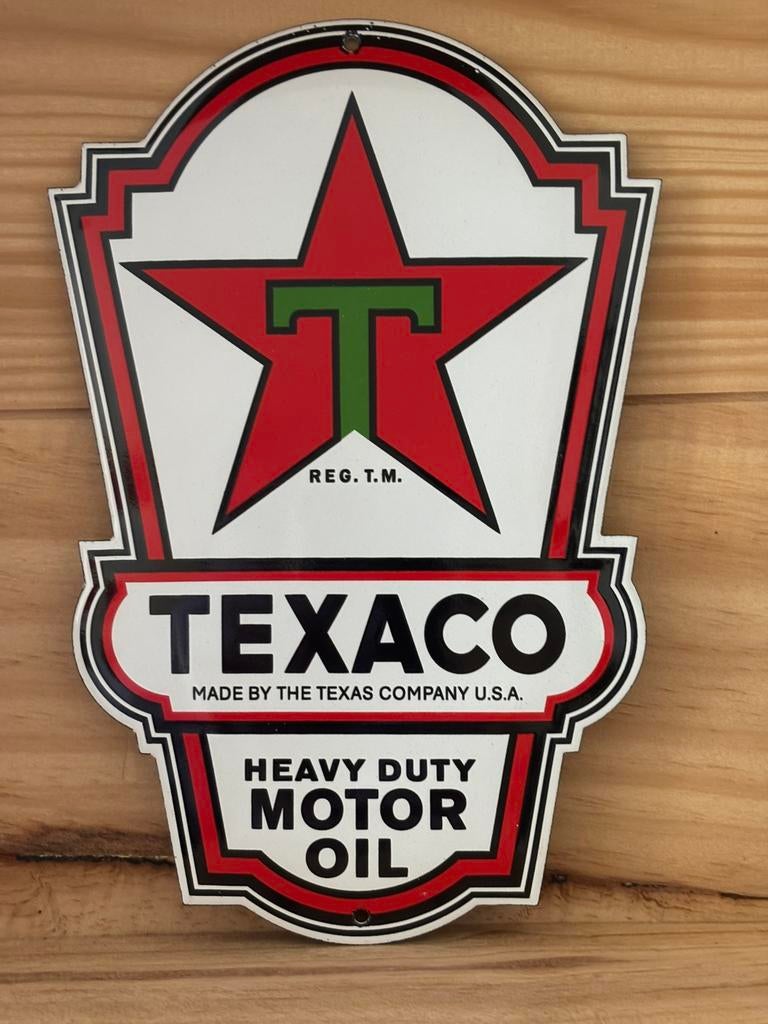 Plaque émaillée Texaco, Enlèvement ou Envoi