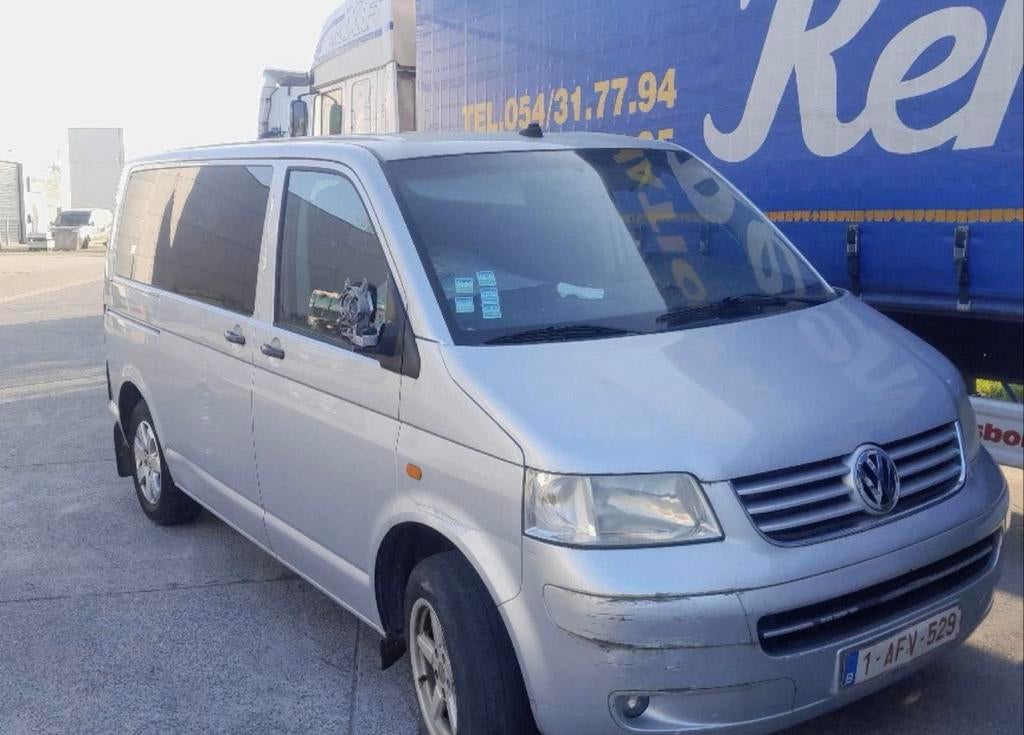 VOLKSWAGEN TRANSPORTER CARAVELLE 2.5 TDI, Autos, Volkswagen, Argent ou Gris, Achat, 4 portes, Entreprise