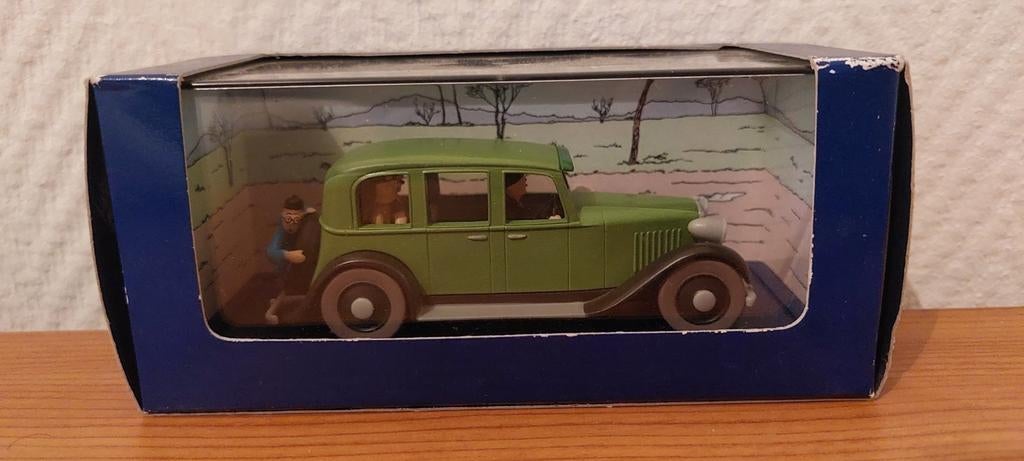 TINTIN Atlas auto 1/43 Limousine van Mitsuhorato 1920' 💫, Ophalen, Kuifje, Zo goed als nieuw, Beeldje of Figuurtje
