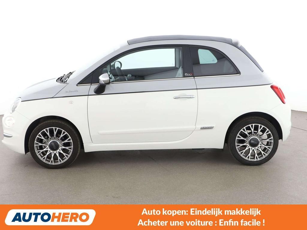 Fiat 500C 1.0 Mild-Hybrid Dolcevita (bj 2021), Auto's, Fiat, Voorwielaandrijving, Gebruikt, Cabriolet, https://public.car-pass.be/vhr/186d7766-839d-4eca-a90b-e6e29def1452
