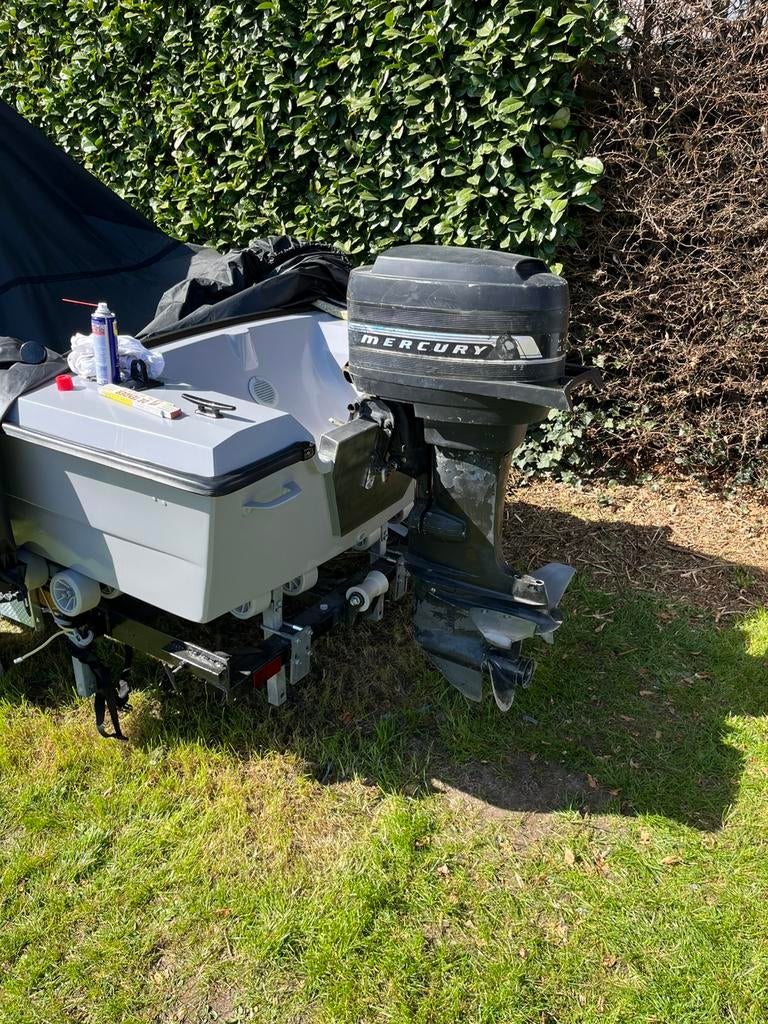 Mercury 40 pk 2 takt, Ophalen, Gebruikt, Buitenboordmotor, 30 pk of meer