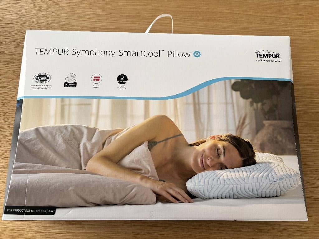 Tempur Symphony SmartCool Pillow, Huis en Inrichting, Slaapkamer | Beddengoed, Ophalen, Eenpersoons, Wit, Nieuw