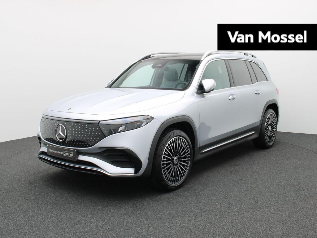 Mercedes-Benz EQB 300 4MATIC AMG Line + LEDER + PANO DAK + B, Auto's, Mercedes-Benz, Automaat, Stof, EQB, 417 km