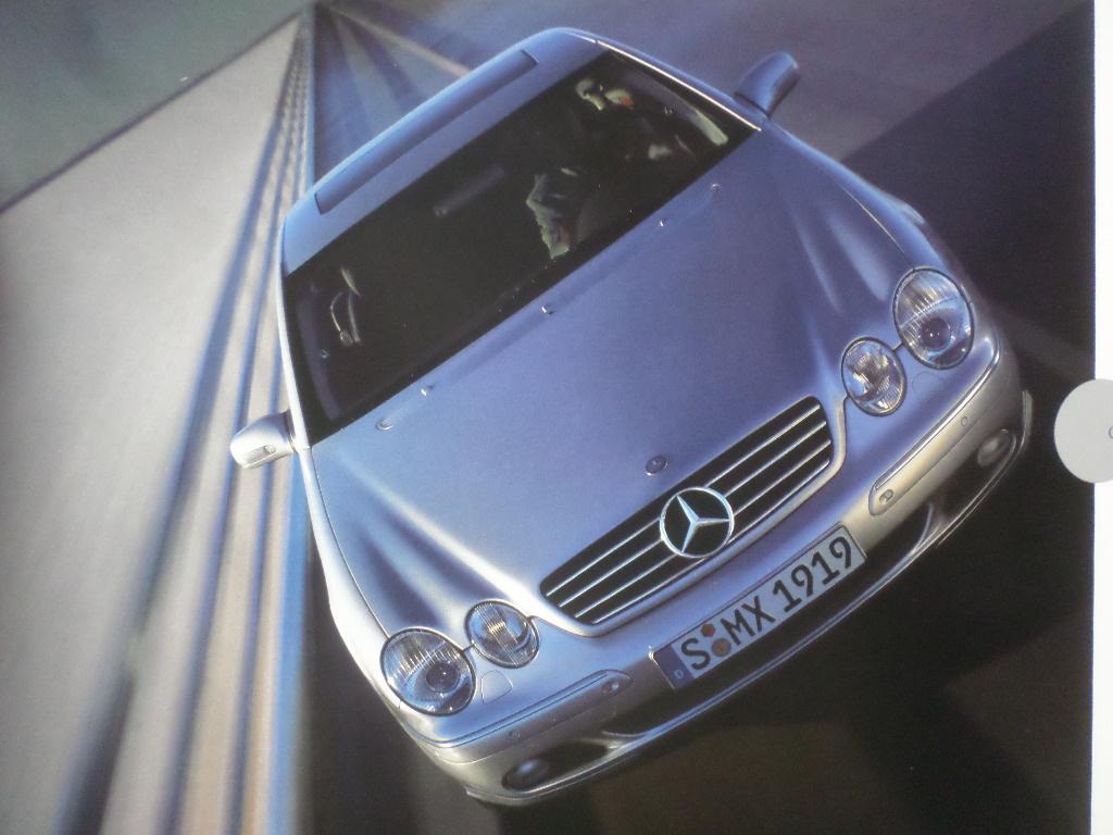 1999 Brochure Mercedes CL 500 600, Enlèvement ou Envoi, Mercedes