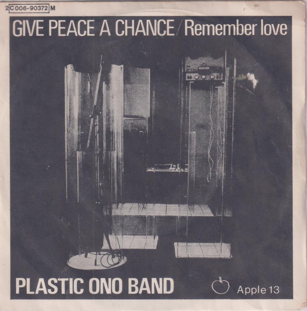 Plastic Ono Band – Give peache a change / Remember love, Gebruikt, 7 inch, Single, Ophalen of Verzenden